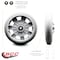 Service Caster 10" x 2" Flat Free Hand Truck Dolly Wheel Only w/2.125" Offset Hub&Ball Bearings SCC-TPRB10134-C-BRGKIT - alternate 5